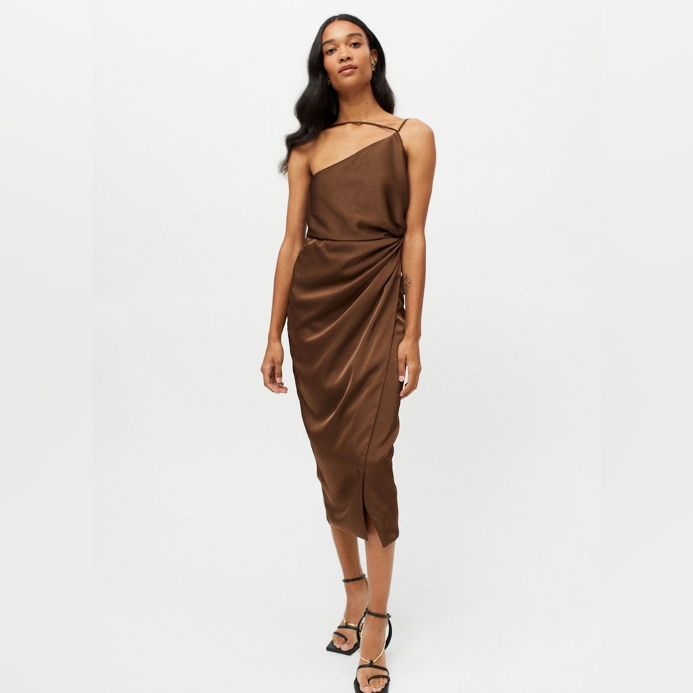 Contenta Urban Outfitters Exclusive Harley Dress - Brown
